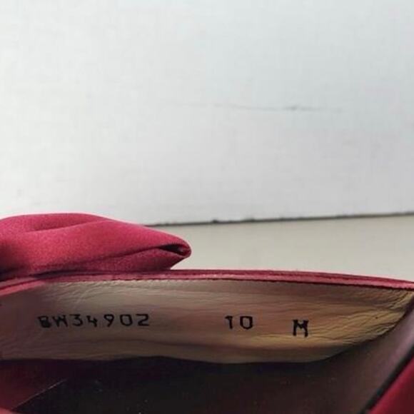 New Size 10M Stuart Weitzman Satin D'Orsay Pump Heels - Picture 5 of 9